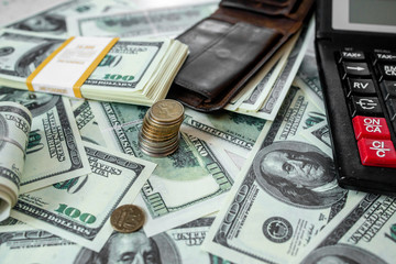 Fototapeta premium 100 dollar notes