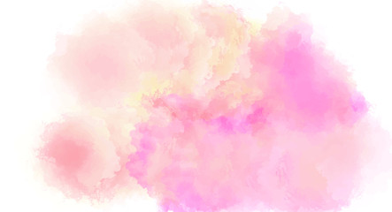 Abstract pink watercolor background for your design, watercolor background concept, vector.