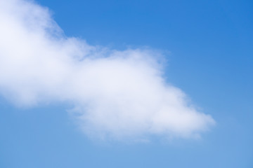 The sky is full of moving clouds. Feel free and enthusiastic. Suitable to use as a background image.