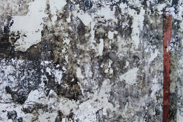 Old empty street billboard