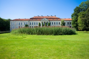 Baroque style palace in Drogosze, Poland (former Donhoffstadt, East Prussia)