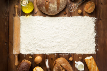 wheat flour and bakery ingredients