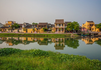 Obraz premium Hoi An, Vietnam - a Unesco World Heritage site due to the exceptionally well-preserved Southeast Asian trading port, Hoi An presents a wonderful Old Town