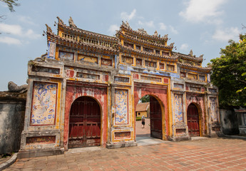 Obraz premium Hue, Vietnam - presenting one of the most well preserved Old Town in Vietnam, and a wonderful Forbidden City, Hue is one of the main travel destination in the country