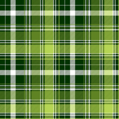 Obraz premium Green irish diagonal abstract plaid seamless pattern