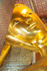 Reclining Buddha of Wat Pho Temple, Bangkok Thailand
