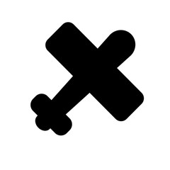 Aircraft icon, vector