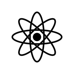 Atom icon vector