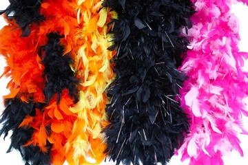 feather scarf, costume fluffy feather