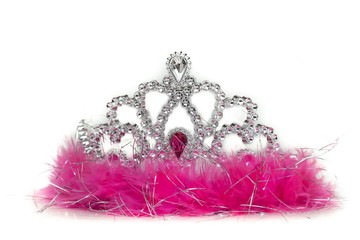 plastic tiara on white background © ToRyUK