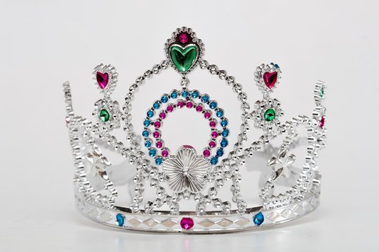 Plastic Tiara On White Background