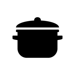 Pot icon vector