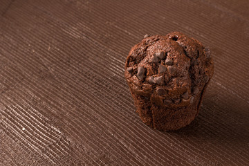 tasty chocolate muffin