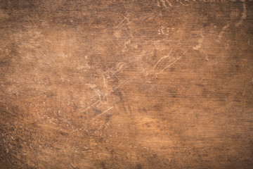 Old grunge dark textured wooden background,The surface of the old brown wood texture,top view brown wood paneling