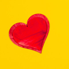 hearts on coloreful background for Valentine's day or love concept