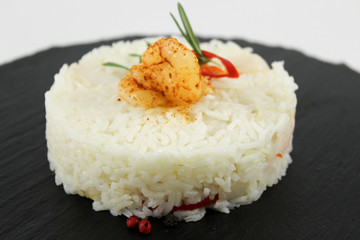 rice with shrimp and saffron