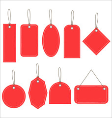 Price tag retro vintage collection vector illustration