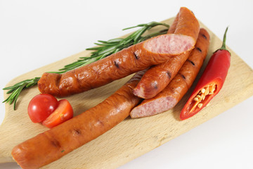 sausages grill