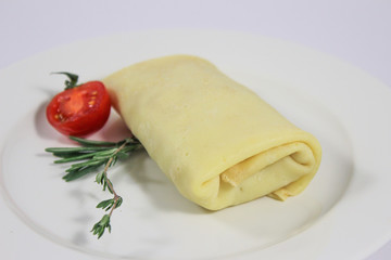pancake with meat