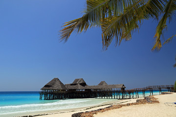 Coast and beach in Nungwi, Zanzibar, Tanzania
