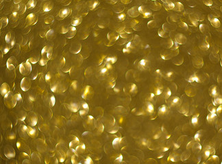  The golden background with shine for text, banner.