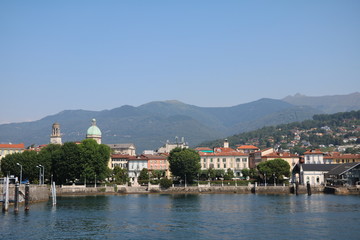 Fototapeta na wymiar Intra Verbania on Lake Maggiore, Italy