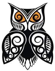 Owl logo vector template