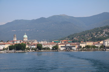 Fototapeta na wymiar Intra Verbania on Lake Maggiore, Italy