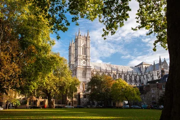 Foto op Canvas Westminster Abbey in London during the Autumn Season © Alan Smithers