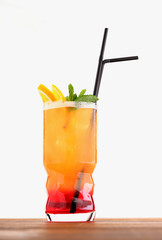 Summer orange cocktail