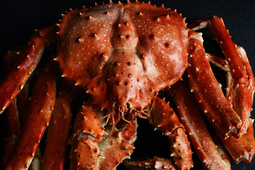 Big whole alaskan crab