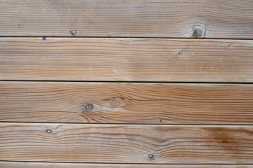 Fototapeta premium Light brown wooden planks, wall, table, ceiling or floor surface. Wood texture