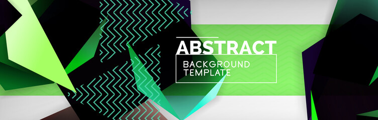 Minimalistic geometric abstract background