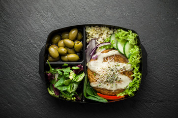 Vegan dish box diet