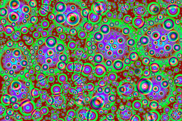 Abstract shaped and bokeh background