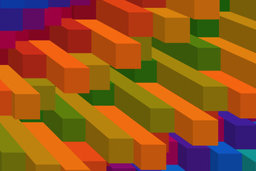 3D render of an abstract background