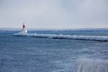 Lighthouse in the Winter