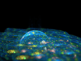 Elementary particles in the microcosm.