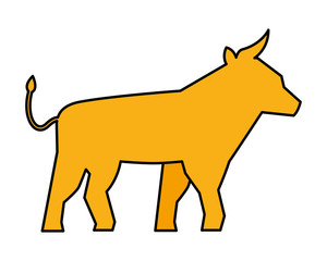 yellow bull symbol