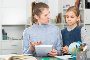 Woman dissatisfied with her daughter