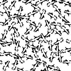 Urban UFO camouflage of various shades of white and black colors