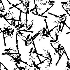 Urban UFO camouflage of various shades of white and black colors