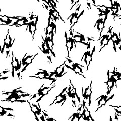 Urban UFO camouflage of various shades of white and black colors