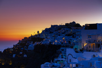 Vacaciones en Santorini.