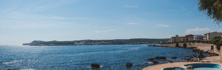 costa brava shore panorama