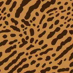 Cheetah of ocelot naadloos patroon. Naadloze dierenprint