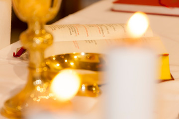 Christian worship at the wedding ceremony