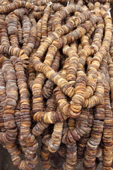 Dried figs at a market stall