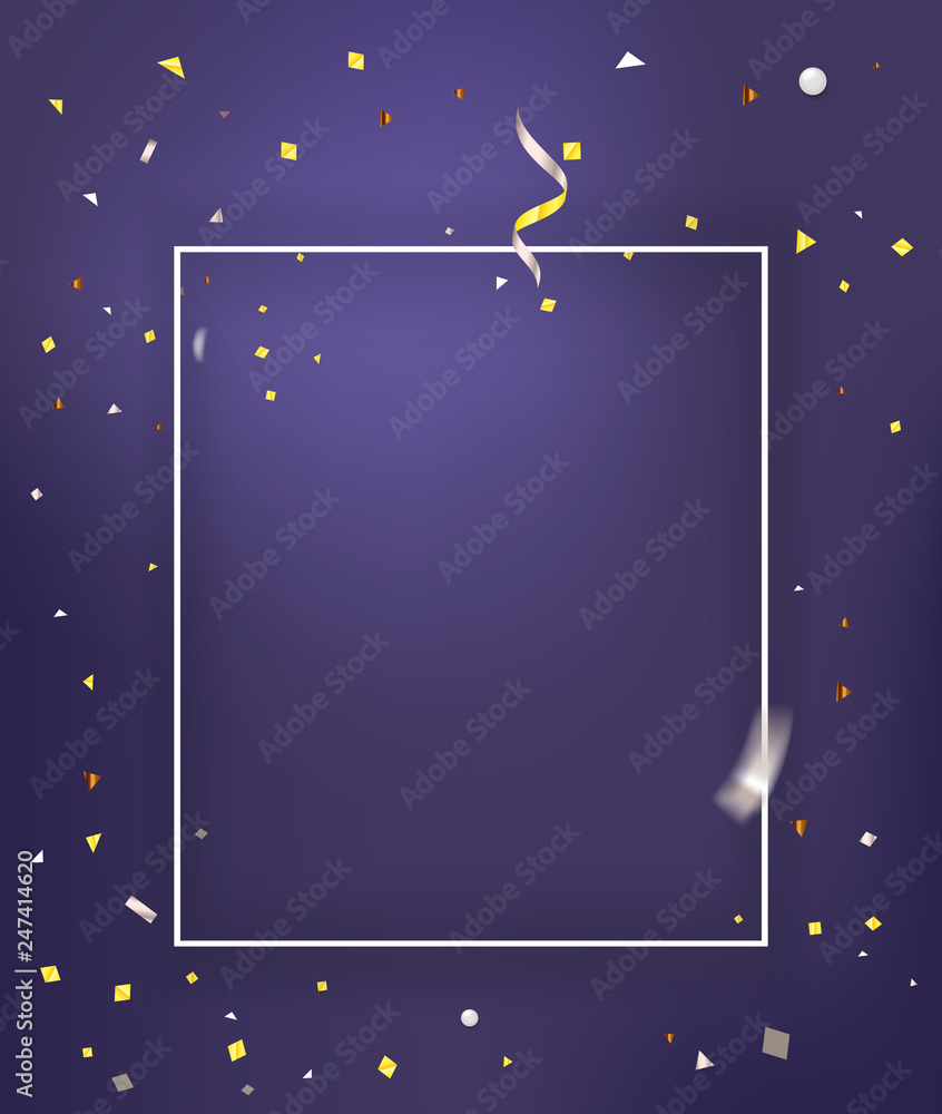 Poster Vector vertical greeting card template for a text