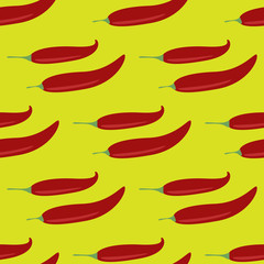 Pepper seamless pattern